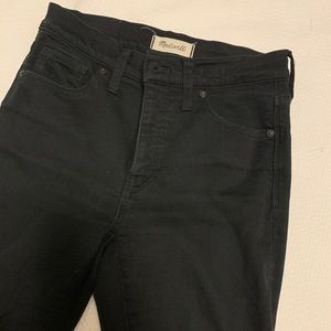 Madewell 9” high rise skinny jeans